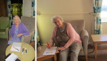 Wakefield care home Residents create personalised 2021 calendars